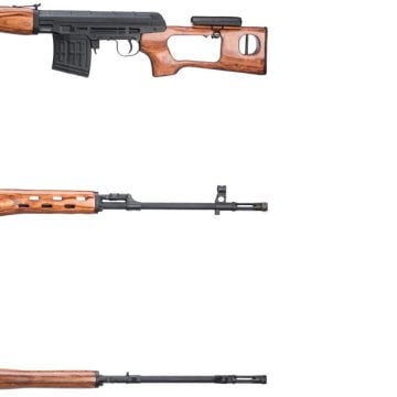 A&K SVD Dragunov Bolt Action Airsoft Spring Sniper Tüfek (Gerçek Ağaç / 500 FPS)