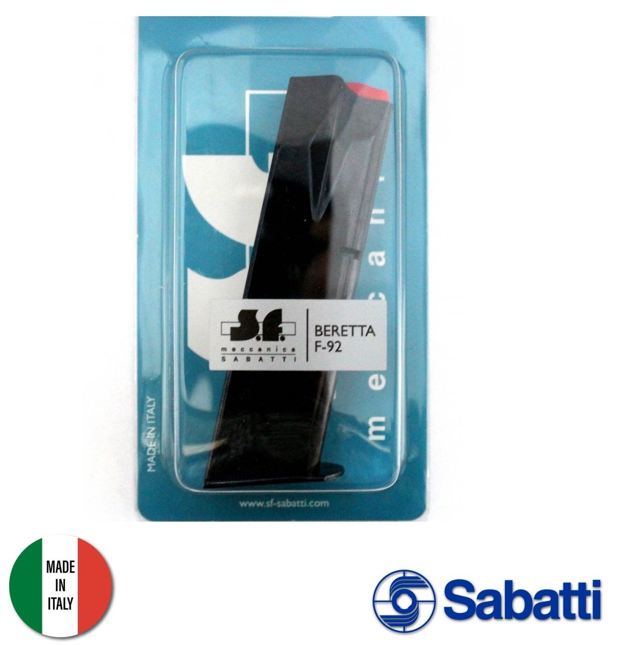 Sabatti Beretta F92 Şarjör Siyah 16 Round