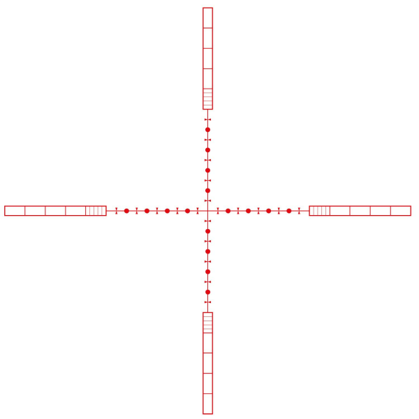 HAWKE Vantage 30mm WE SFP 4-16x50 IR SF (10x 1.2 Mil Dot) MRAD Tüfek Dürbünü 14296