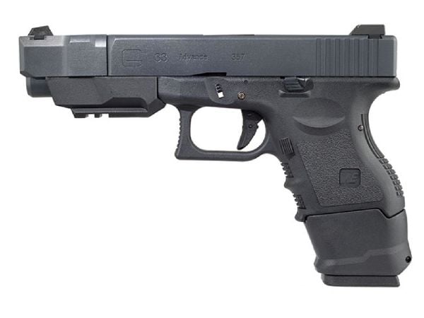 WE Glock33 G33 Gen3 ADVANCE GBB Airsoft Tabanca - Siyah