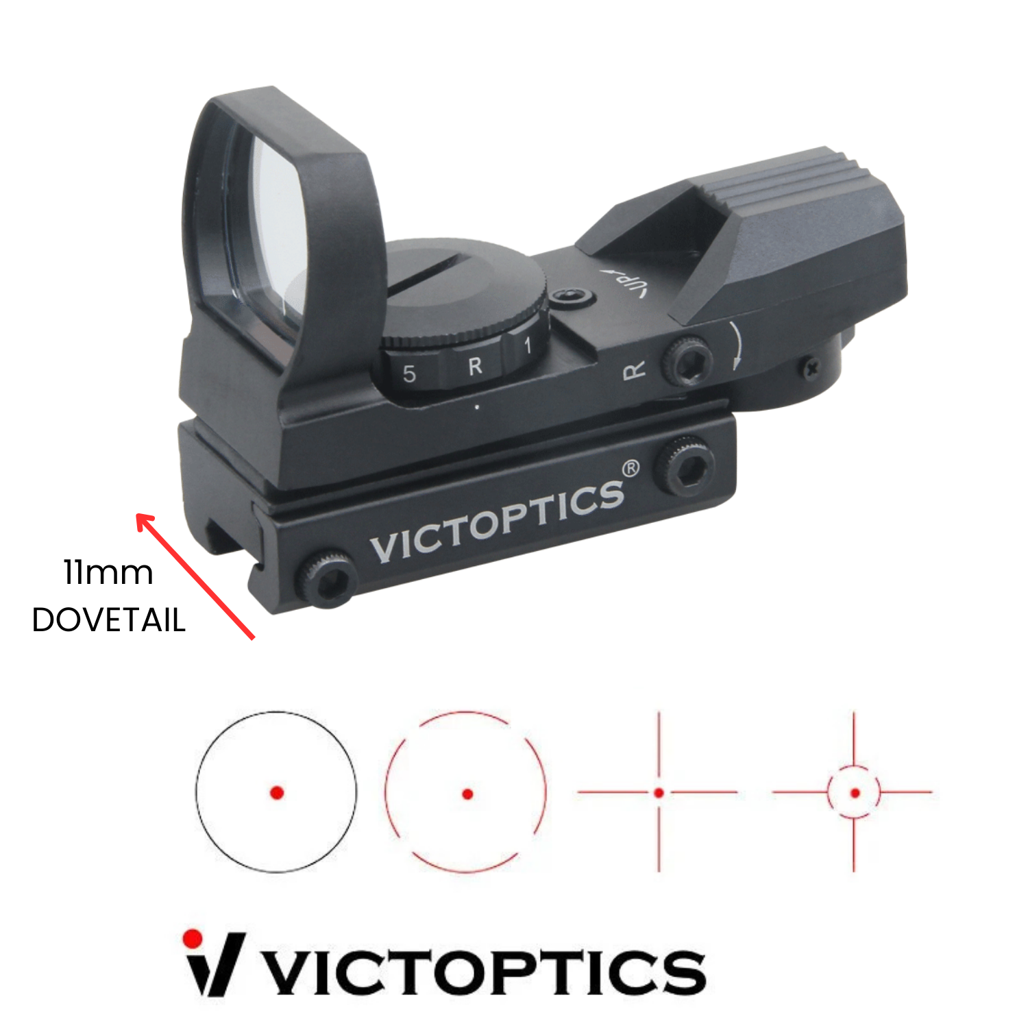 Victoptics Z1 1X23X34 DOVETAIL 11mm Red Dot Nişangah RDSL-20