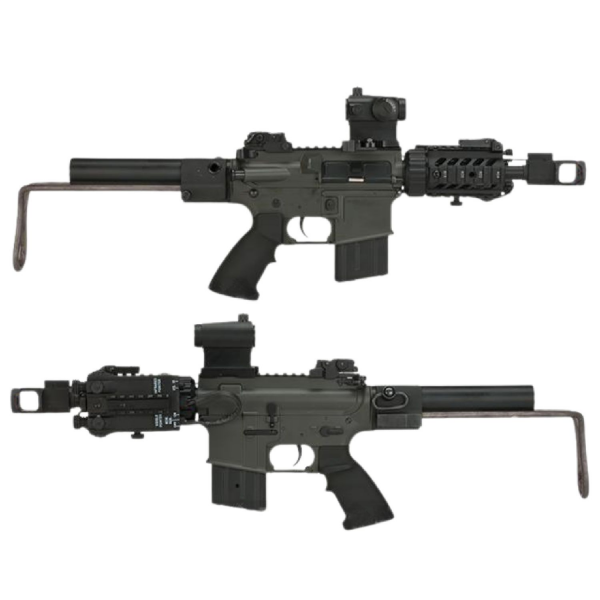 Golden Eagle ''Tank'' Airsoft M4 CQB Carbine AEG Battery Box Collapsable Stok