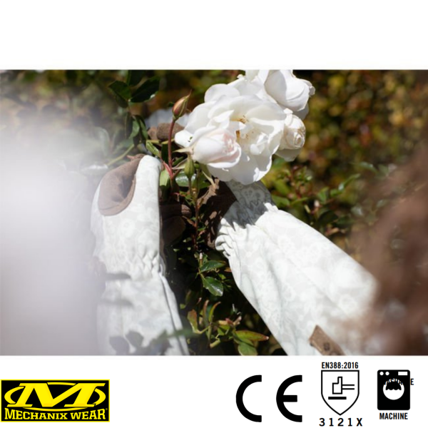 Mechanix Orginal Ethel® Rose Kadın Eldiven (Beyaz/Kahve) ETH-RSE