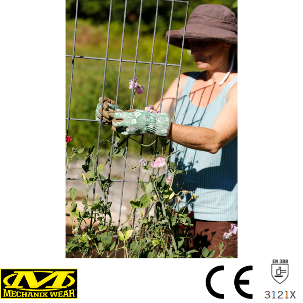 Mechanix Orginal Ethel® Ethel V&A Sweet Pea (Yeşil/Kahve) Kadın Eldiven ETH-VASP