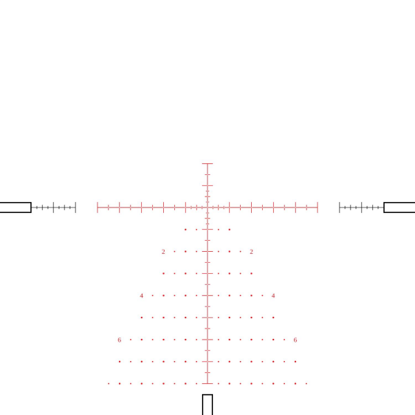 HAWKE Frontier 30mm SFP 4-24x50 SF IR (Mil Pro 20x) Yivli Tüfek Dürbünü 18431