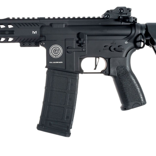 Delta Armory Grand Power AR15 13'' M-Lok ALPHA Siyah AEG Airsoft Tüfek / Pil Şarj Setli