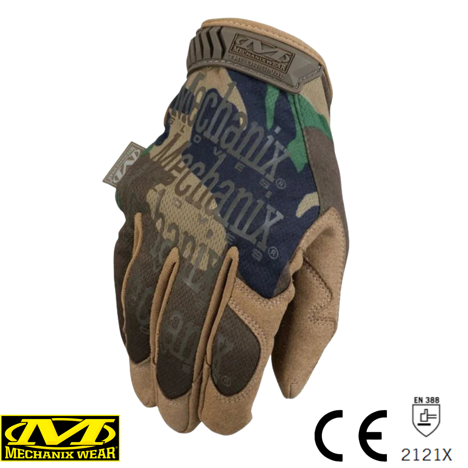 Mechanix Wear® Original Woodland Camo Eldiven MG-72