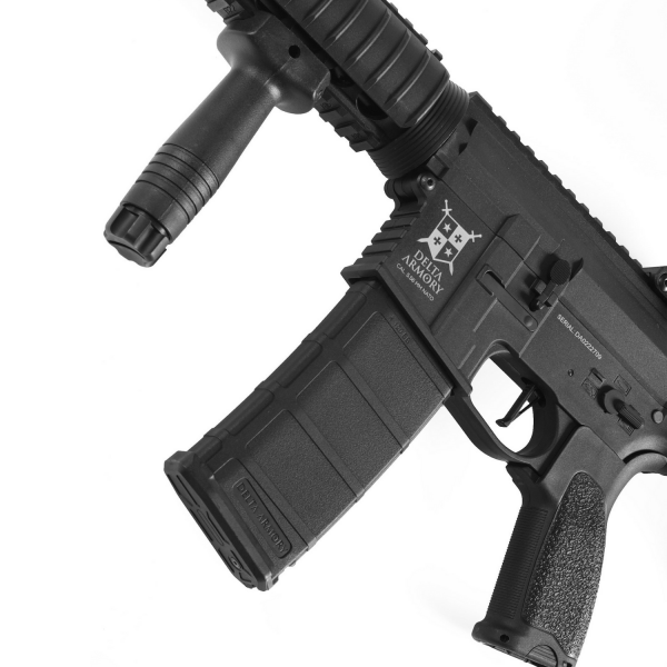 Delta Armory M4 AR15 CQB-R Charlie Pil şarj set Airsoft Tüfek Siyah DA-C02