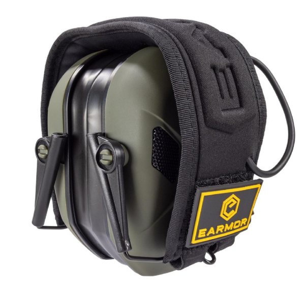 EARMOR M300X 4MIC JEL Haki Elektronik Atış Kulaklığı