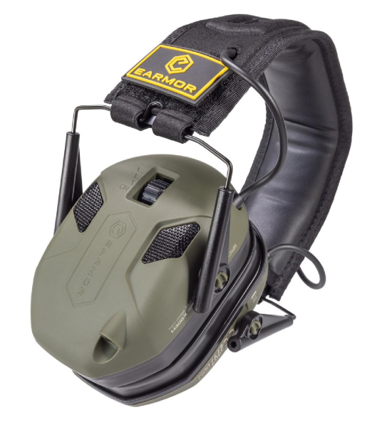 EARMOR M300X 4MIC JEL Haki Elektronik Atış Kulaklığı