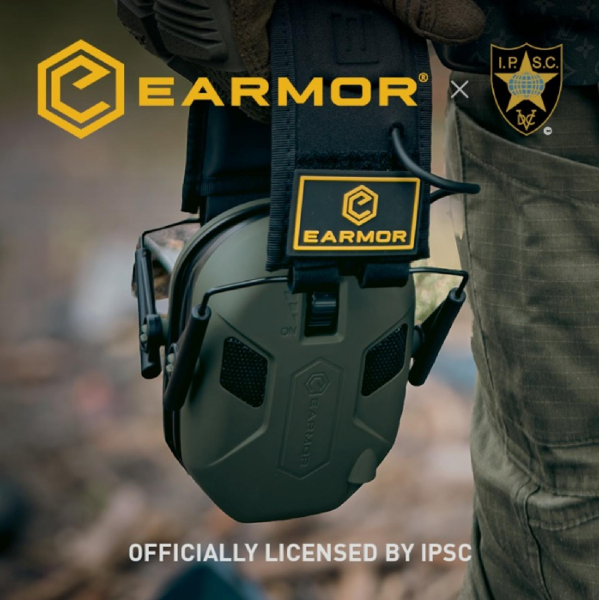 EARMOR M300X 4MIC JEL Haki Elektronik Atış Kulaklığı