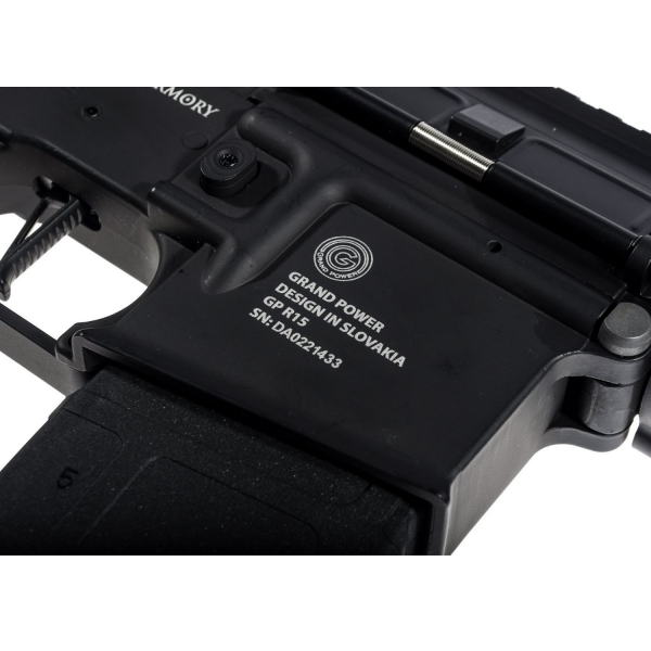 Delta Armory Grand Power AR15 MK18 ALPHA Siyah AEG Airsoft Tüfek / Pil Şarj Setli