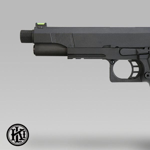 KLI ELITE MKII Hi-Capa 4.5mm Susturucu Adaptörlü GTA5 Havalı Tabanca - Siyah