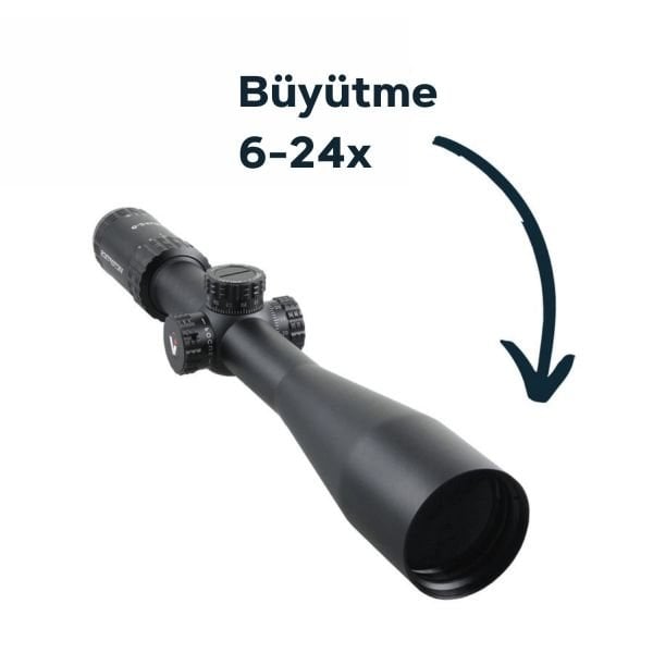 Victoptics S4 6-24x50 SFP Tüfek Dürbünü OPSL-17