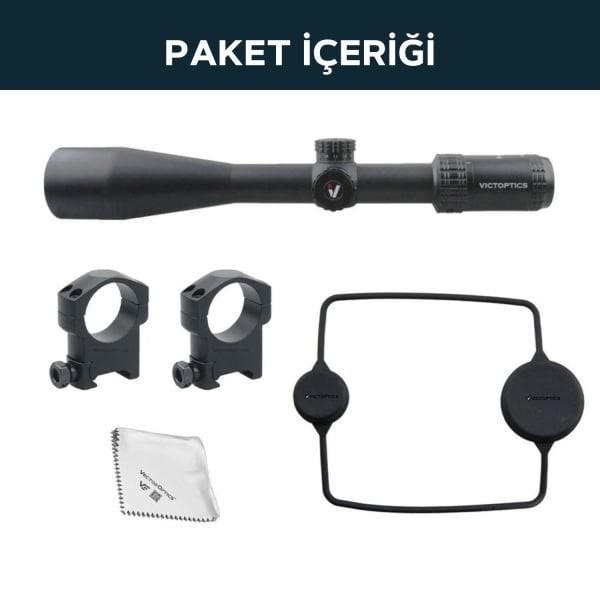 Victoptics S4 6-24x50 SFP Tüfek Dürbünü OPSL-17
