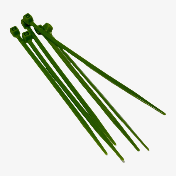 KMCS Kamuflaj Aksesuarlarını Birleştirmek İçin Platik Kelepçe 500 Adet - Yeşil