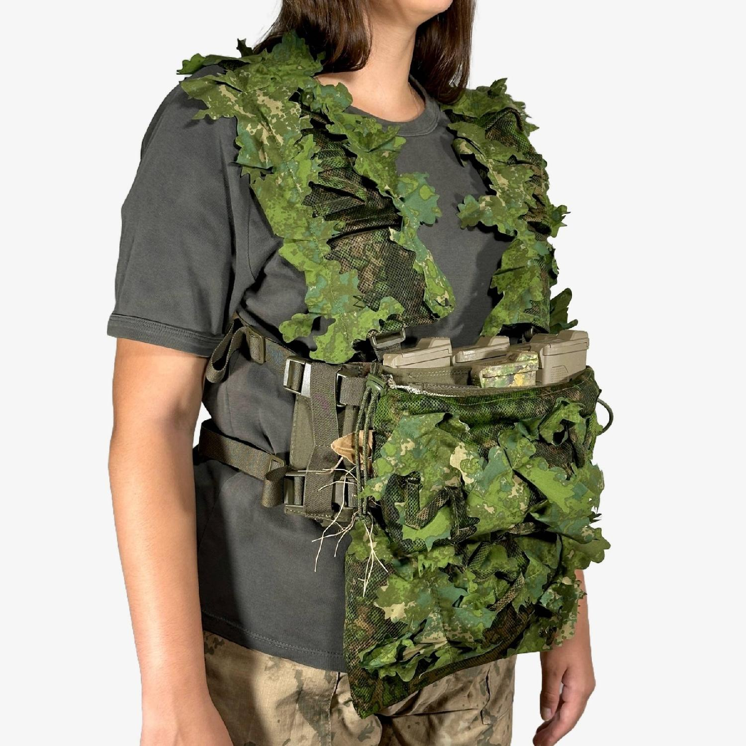 KMCS Taktik Kamuflaj Şarjör Cebi Chest Rig Cover - Yeşil