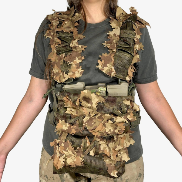 KMCS Taktik Kamuflaj Şarjör Cebi Chest Rig Cover - Next Gen Brown