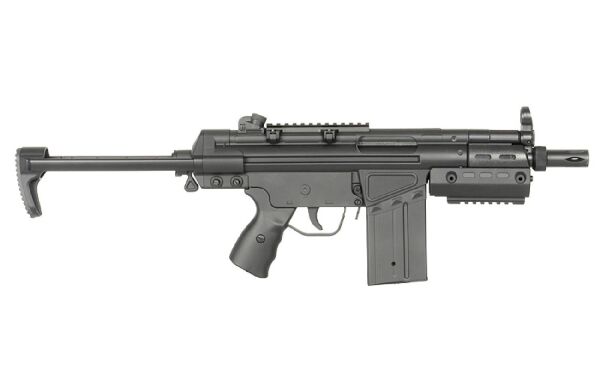 JG T3 SAS Airsoft G3 MC51 Tipi Compact CQB Tüfek - Siyah JG094