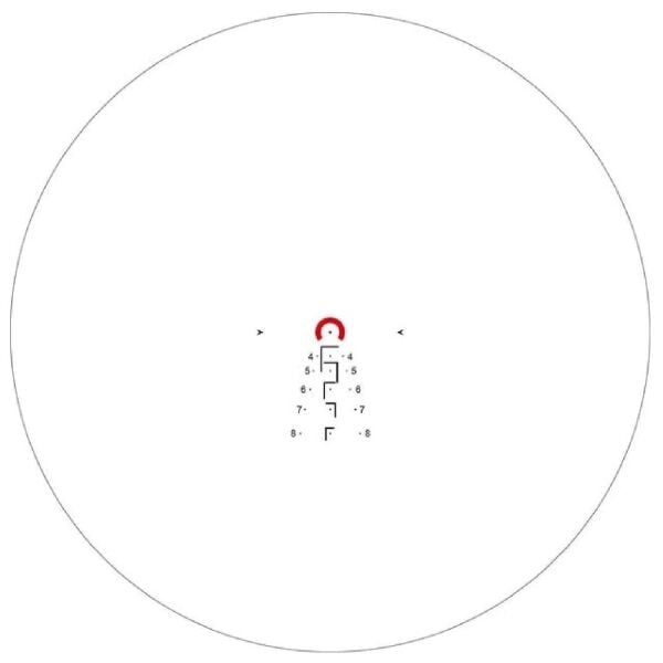 Arken Optics EP-8 1-8x28 FFP KLBOX (MOA) Tüfek Dürbünü