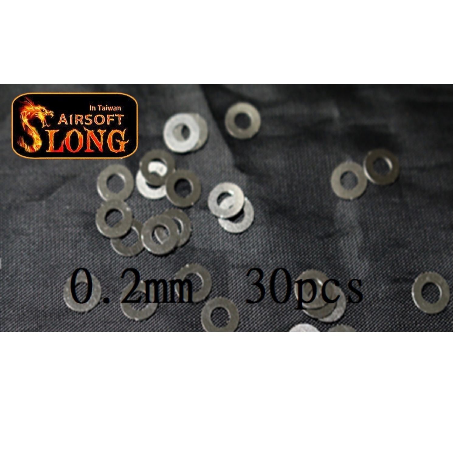 SLONG AIRSOFT Metal Gear Shim (30 adet ) 0.2mm - SL00216D
