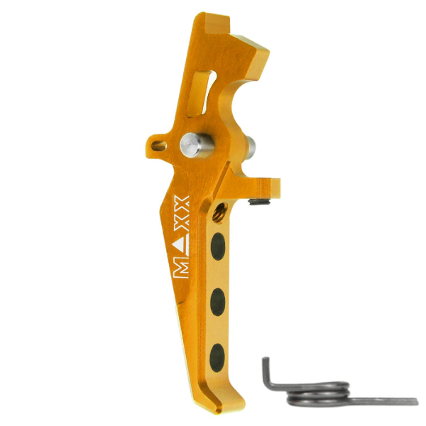 MAXX CNC Aluminum Advanced Speed Trigger (Style E) (DARK EARTH) SARI TETIK MX-TRG002SEG