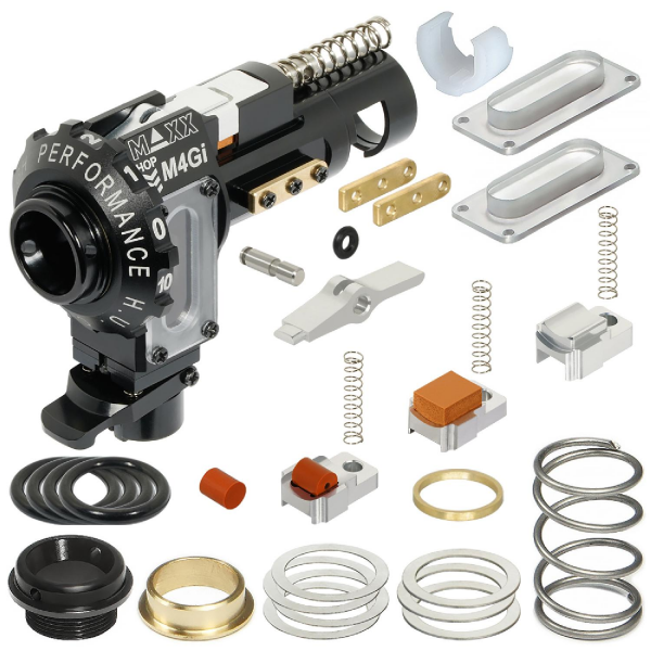 MAXX  ICS M4 uyumlu M4Gi CNC Aluminum Hopup Chamber (GBB Rubber ve Namlu uyumludur)