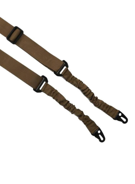 SS Kahve Çift Nokta Askı Kayışı - Kahve