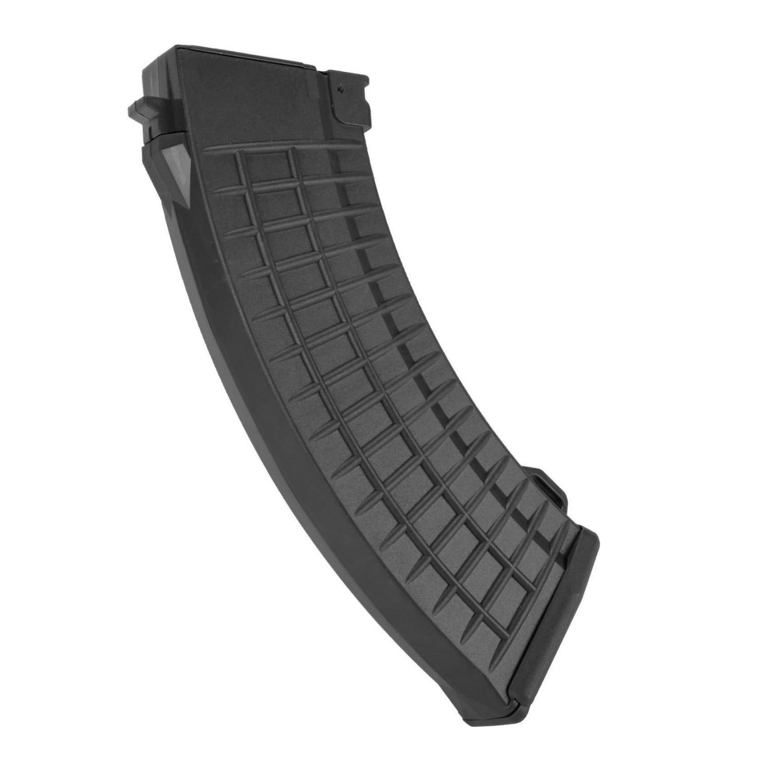 AK Serisi Airsoft AEG Tüfekler için Matrix 110BB Waffle Tipi Polimer Magazine Şarjör - Siyah