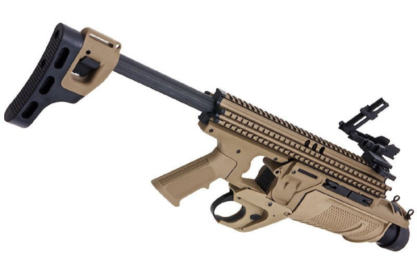 VFC MK13 MOD0 TAN Enhanced Grenade Launcher Airsoft Bombatar (Çöl Rengi-Deluxe Version)