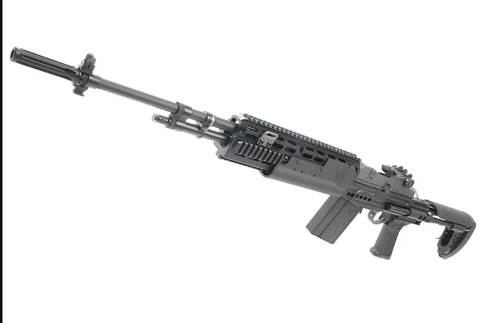 GG M14 EBR-L ETU Tactical DMR Sniper AEG Airsoft Tüfek SIYAH-UZUN NAMLU