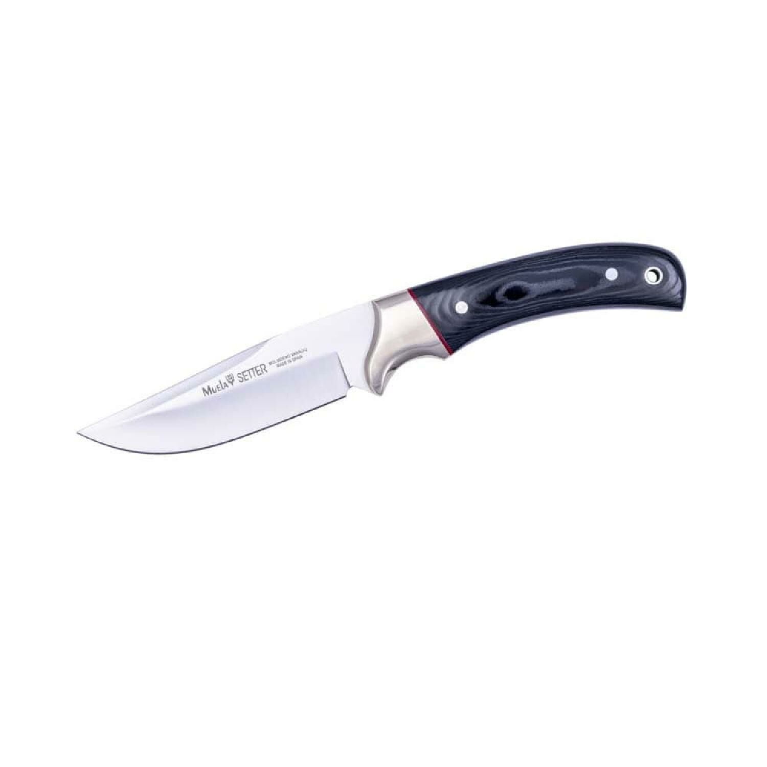Muela SETTER-11M Setter Serisi Siyah Micarta Saplı Bıçak
