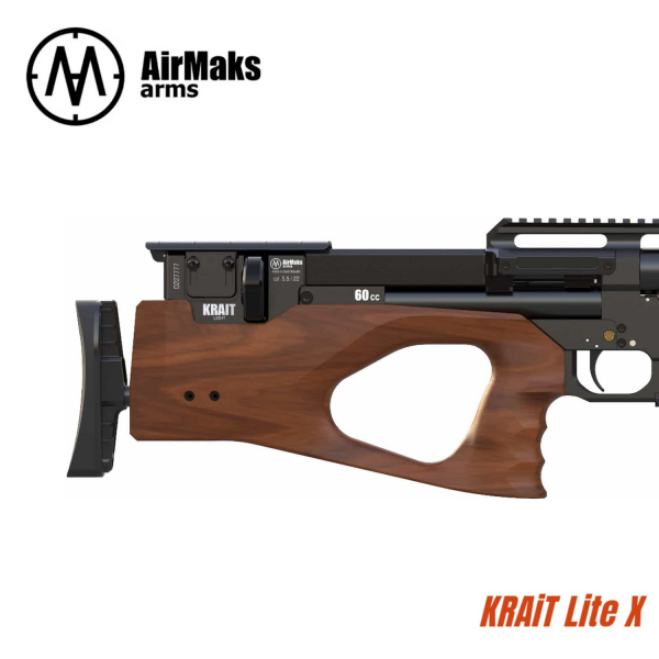 Airmaks  KRAIT Lite X 5.5mm/.22cal SİYAH PCP HAVALI TÜFEK
