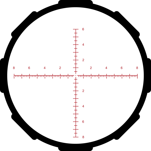 CRIMSON TRACE Hardline Pro 4-16x50 MIL ILL FFP 30 MM Tüfek Dürbünü