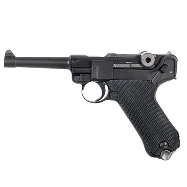 WE MAKARALI PARABELLUM 4'' KISA SIYAH AIRSOFT TABANCA P08