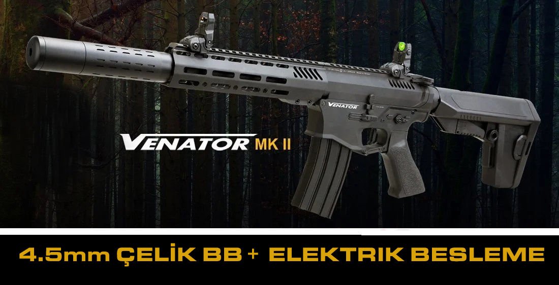 KLI VENATOR MK2 4.5mm ELEKTRIKLI HAVALI TUFEK