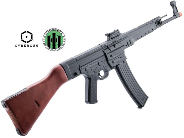 CYBERGUN SCHMEISSER Lisanslı Ağaç Dipçik MP44 WWII Full Metal Sturmgewehr Airsoft AEG Tüfek