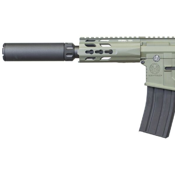 KRYTAC Trident MKII PDW Mock Susturuculu Haki Yeşil AEG Airsoft Tüfek
