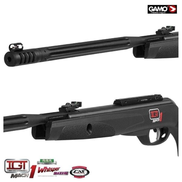 GAMO BLACK MAXXIM IGT MACH 1 AIR RIFLE  Havalı Tüfek 5.5 MM