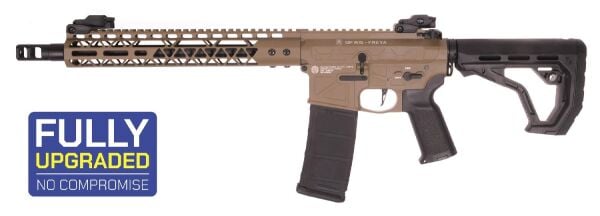 Delta Armory FREYA R15 SKELETON 13'' FULL METAL Half Tan AEG Airsoft Tüfek