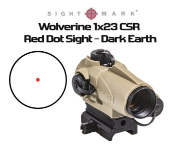 Wolverine 1x23 CSR Red Dot DARK EARTH Nişangah SM26021DE