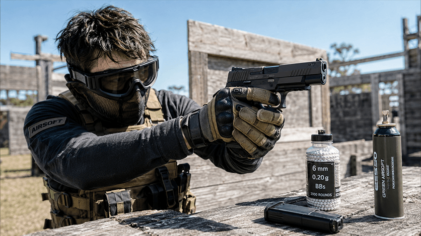 GBB Airsoft Tabanca ve Green Gas Sistemi