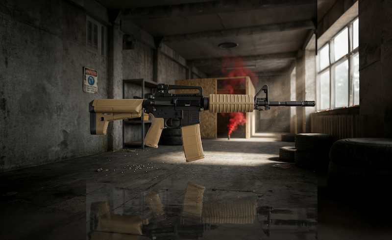 Airsoft silah sistemleri yaylı elektrikli gazlı