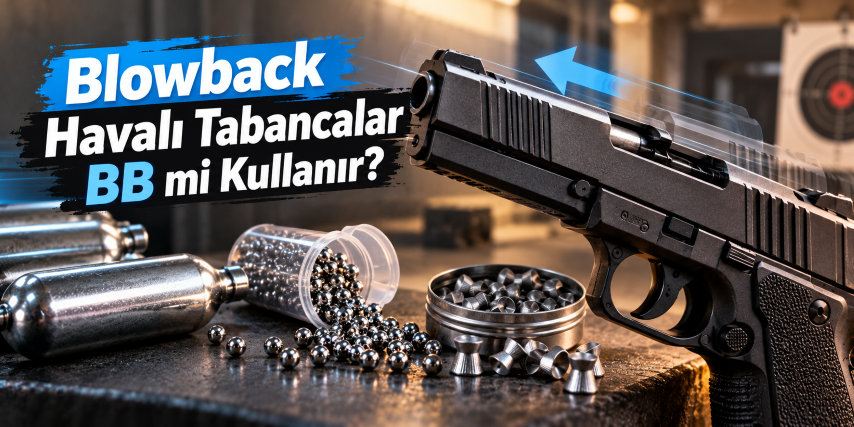 BB şarjörlü ve pellet şarjörlü CO2 havalı tabanca farkları