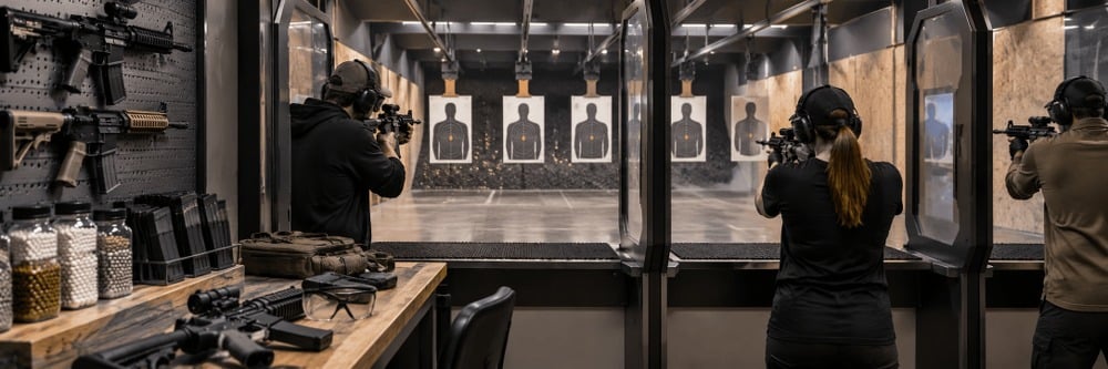Profesyonel airsoft poligon kurulumu ve atış hatları