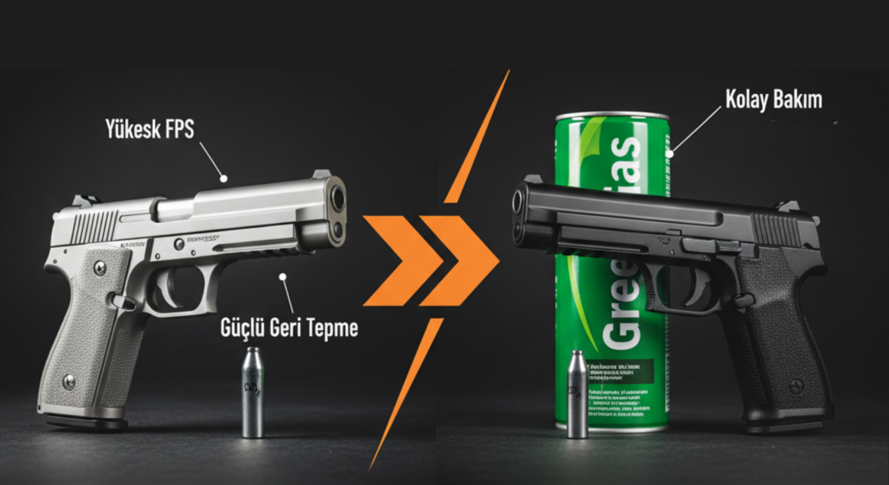 CO2 Tabanca vs Green Gas Tabanca: Hangisi Daha Güçlü, Hangisi Daha Avantajlı?