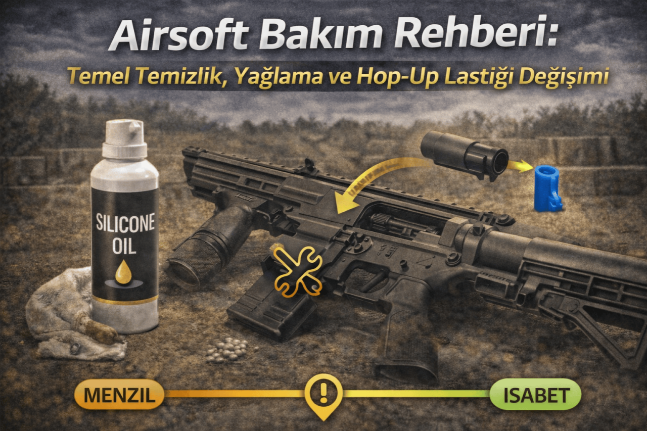 Airsoft Bakım Rehberi: Temel Temizlik, Yağlama ve Hop-Up Lastiği Değişimi