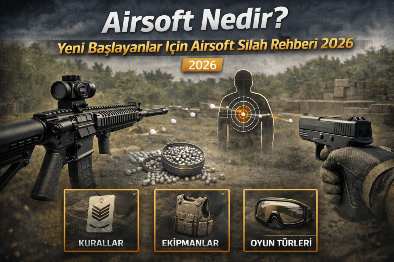 Airsoft Nedir? Yeni Başlayanlar İçin Airsoft Silah Rehberi 2026