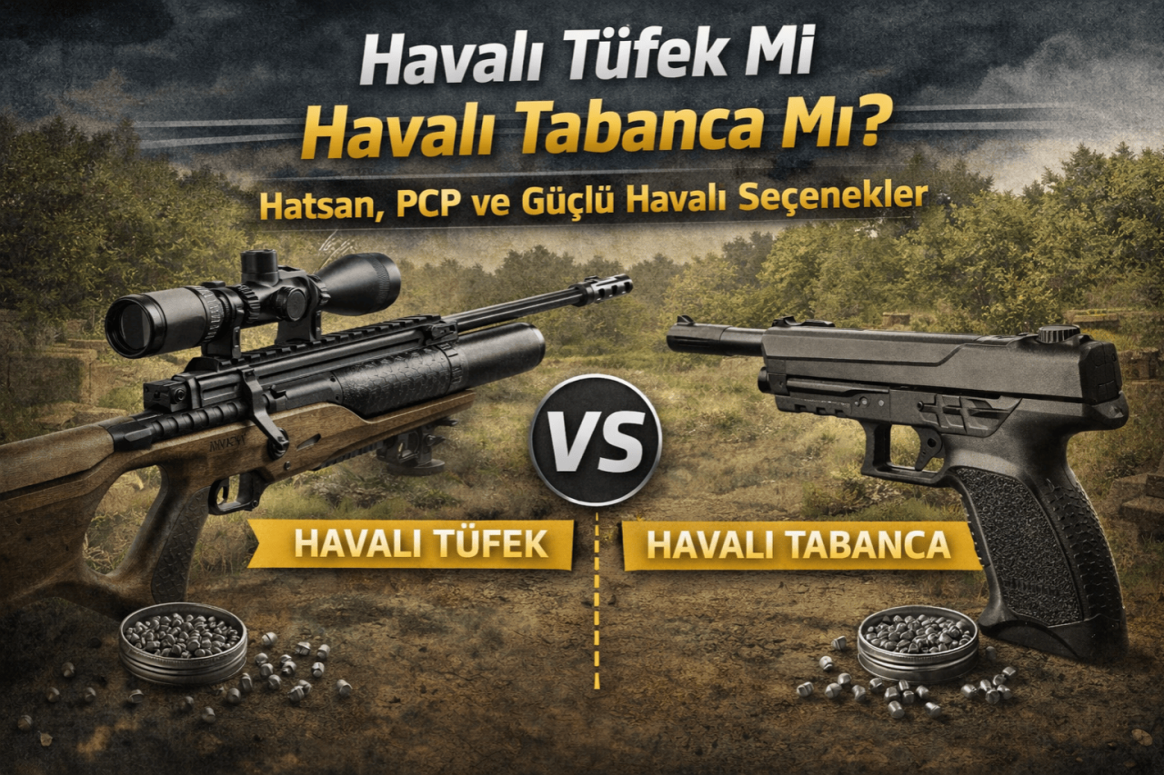 Havalı Tüfek Mi Havalı Tabanca Mı? Hatsan, PCP ve Güçlü Havalı Seçenekler