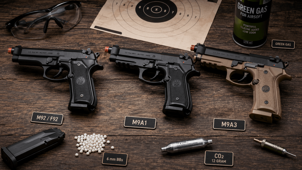Beretta Airsoft Rehberi: M9 / F92 Platformu ve Sistem Farkları
